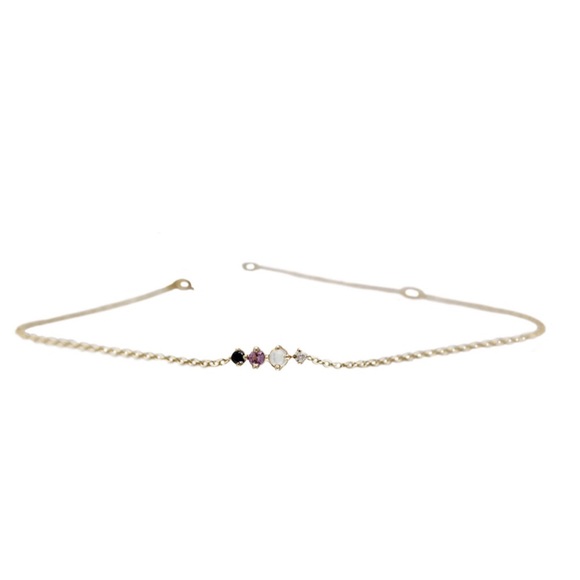 Lumo Leah Opal Bracelet Diamond Sapphire 14K Gold! - Picture 5 of 5